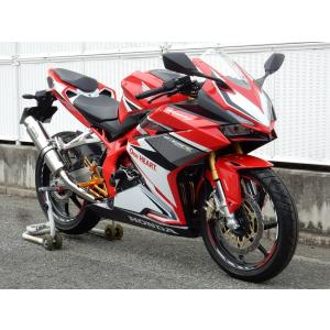 WR'S HONDA CBR250RR MC51用 ラウンドタイプ ステンレス/ステンレス フルエキゾースト（LA1230JM） JMCA認定品｜partsonline