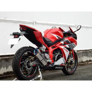CBR250RR MC51 WR'S フルエキゾースト チタン マフラー WR WR'S HONDA CBR250RR MC51用 ステンレス/チタンオーバル（焼き色