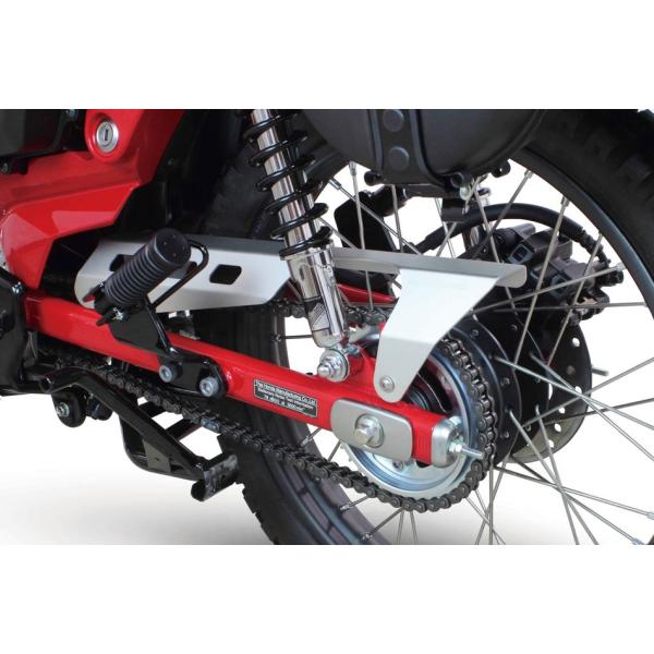 スペシャルパーツ武川 HONDA CT125 アルミチェーンガード（マットシルバー） 09-09-0...