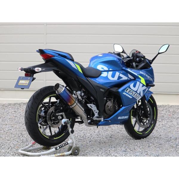 WR'S SUZUKI GIXXER SF 250 ジクサーSF250 ラウンドタイプ 焼き色チタン...