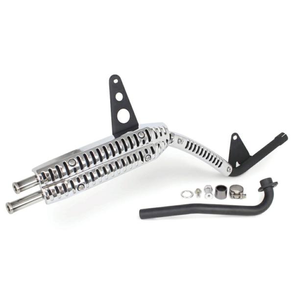 スペシャルパーツ武川 HONDA スーパーカブ110/クロスカブ110 スクランブラーマフラー 04...