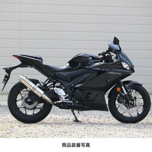 MT-25 YZF-R25 WR's ショートオーバルマフラー WR'S YAMAHA YZF-R25/MT-25 S.O.Vショートチタンオーバル焼き色