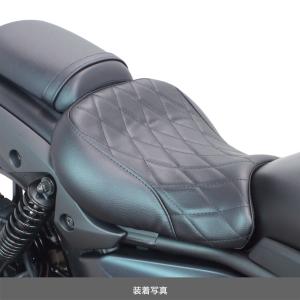 スペシャルパーツ武川 Kawasaki エリミネーター クッションシートカバー(ダイヤモンドステッチ/ブラック)