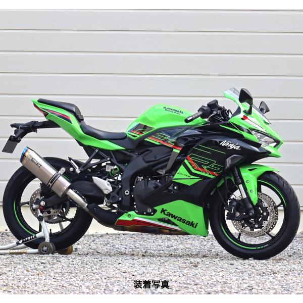 WR'S Kawasaki ZX-4R SE/ZX-4RR SS-OVAL ソリッドチタンスリップオ...