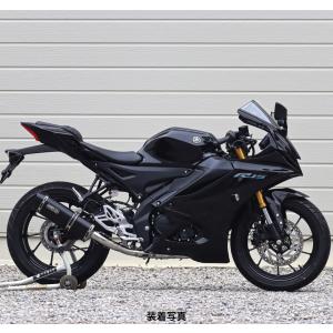 WR&apos;S　YZF-R125/R15/MT-125　SS-OVAL F-BLACK チタンフルエキゾー...
