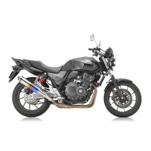 アールズギア CB400SF/SB('08〜) ワイバンクラシック スリップオン チタンドラッグブル...