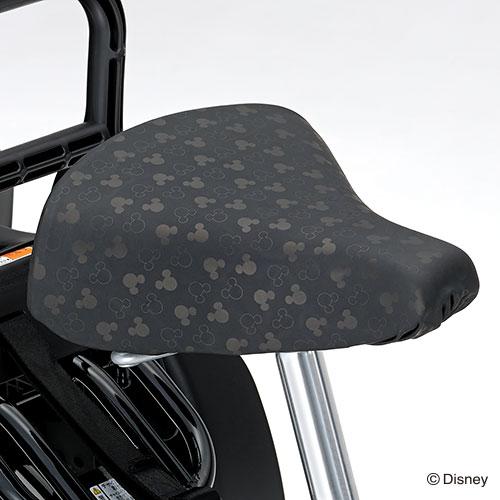 ワイズギア PAS サギサカ サドルカバー（ミッキーシェイプ） ブラック Q4J-SGI-721-9...