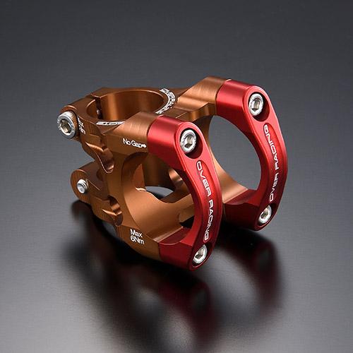 ワイズギア PAS OVER Racing MTBステム 35×35mm ブロンズ/レッド Q5K-...