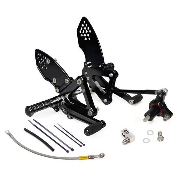 ACTIVE（アクティブ）　YAMAHA XSR900GP バックステップ（ブラック） 177330...