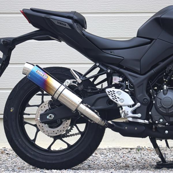 WR'S YZF-R25（’25-）/MT-25（’25-） ラウンドタイプ スリップオンマフラー（...