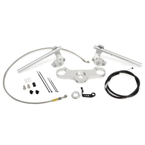 ACTIVE（アクティブ） YAMAHA XSR900 セパハン&amp;トップブリッジセット（シルバー） ...