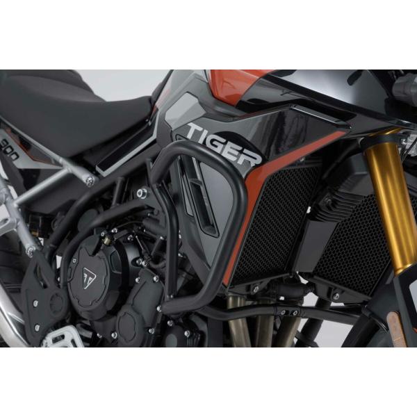 SW-MOTECH TIGER 900/RALLY PRO/GT/RALLY クラッシュバー ブラッ...