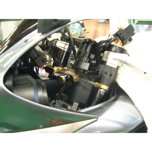 HYPERPRO YZF-R1 CNCステアリングダンパーステー 75mm/TYPE-1 (純正タイ...
