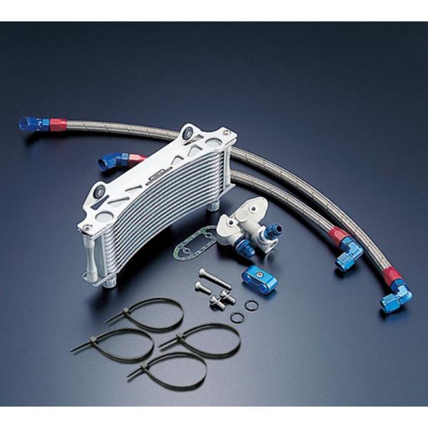 ACTIVE GSX1100S オイルクーラーキット (サイド廻し) ラウンド #8 9-10R ブ...