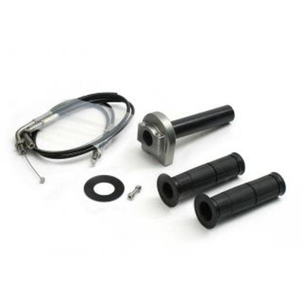 ACTIVE ZX-10R Ninja250R スロットルキット TYPE-1 ガンメタ 巻取φ40...
