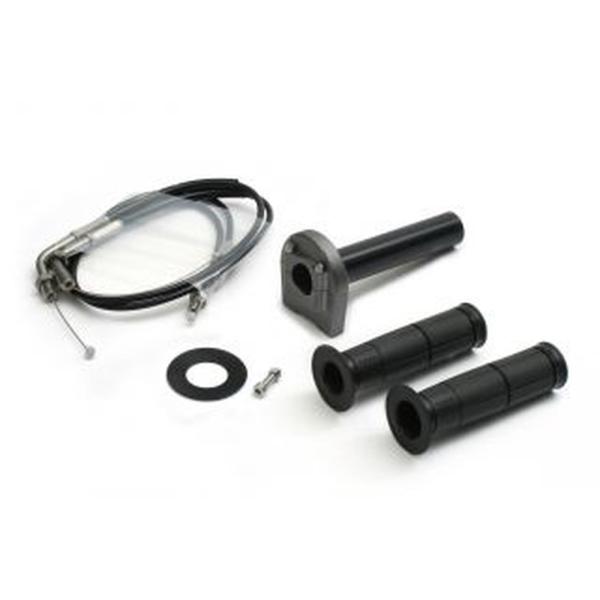 ACTIVE ZX-10R Ninja250R スロットルキット TYPE-3 ガンメタ 巻取φ40...