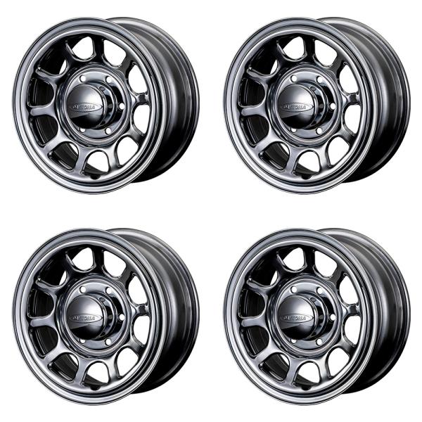 【4本組】ハイエース ホイール 15インチ Daytona-RS NEO 6.5J ＋40 6穴 ク...