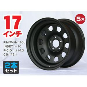 深リム　鉄チン　ホイール　17インチ　9J 114.3 4本セット 楽天市場】スチールホイール てっちん 鉄チン ホイール 17インチ×9J