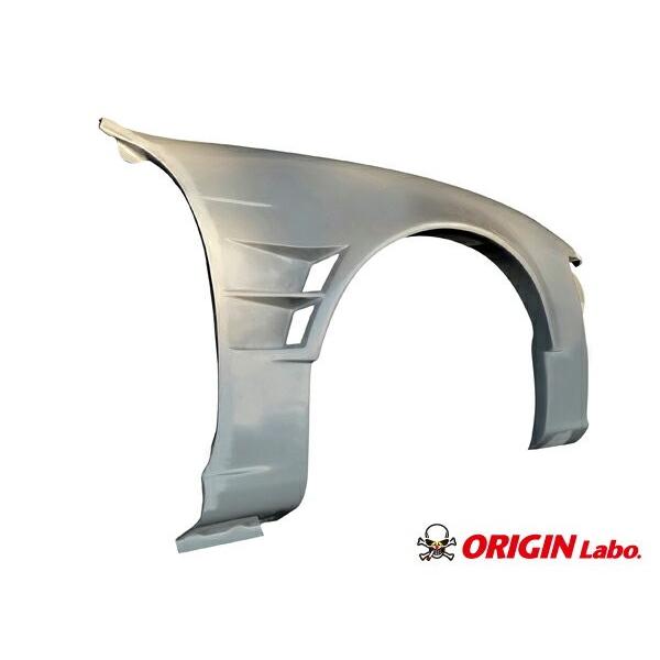 S14 前期 後期 → 180SX フェイス変換 +55mm フロントフェンダー左右 ORIGIN ...