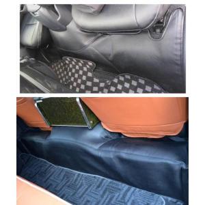 ハイエース デッキカバー PLUS/レザー フロントのみ LUVLUX×GLASSY