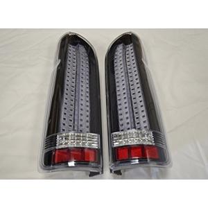 ハイエース 200系 テールライト 縦ライン 黒 LED テールランプ｜partsshop