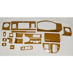 エブリイ ワゴン DA64 インテリアパネル 黄木目 19ピース インパネ 64系｜partsshop