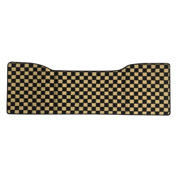 マツダ タイタン タイタン ダッシュ 標準 ダブルキャブ フロアマット リア レッドチェック 黒黄 ...