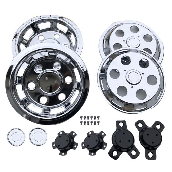 日野 ４ｔレンジャー用 17.5インチ 6穴 ステンレス ＤＸホイールカバー ホイールライナー 1台...