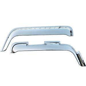 いすゞ 23フォワード ワイド メッキ バンパー コーナー サイド パネル