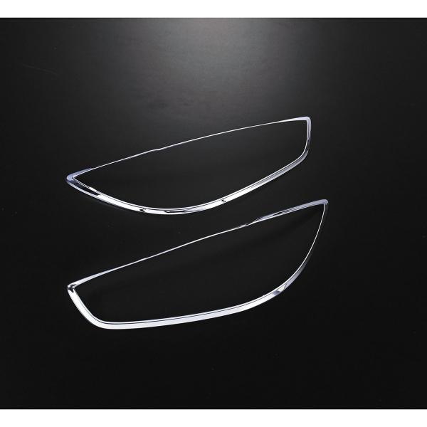 フロントランプカバー ヘッドライトカバー CX-5 KE系 マツダ フロント クローム メッキカバー...