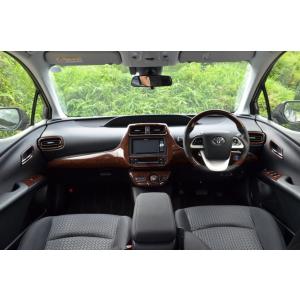 トヨタ プリウス 50系 黒木目 インテリアパネル PRIUS ZVW50