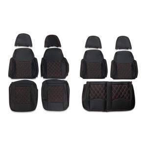 シートカバー ジムニー JB64 ジムニーシエラ JB74 PVCレザー 1台分 パンチングレザー｜partsshop