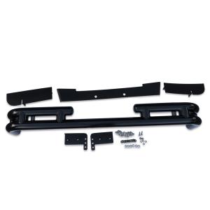 JEEP JK ラングラー 2007年3月以降 2ドア 4ドア ダブルチューブ リア バンパー スチール製 猪狩 オフロード 艶あり ブラック｜partsshop