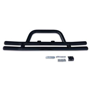 JEEP JK ラングラー 2007年3月以降 2ドア 4ドア ダブルチューブ フロント バンパー スチール製 猪狩 オフロード 艶あり ブラック｜partsshop