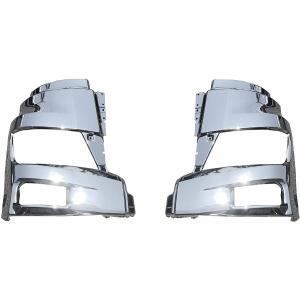 日野 17系 プロフィア メッキ バンパー コーナー パネル