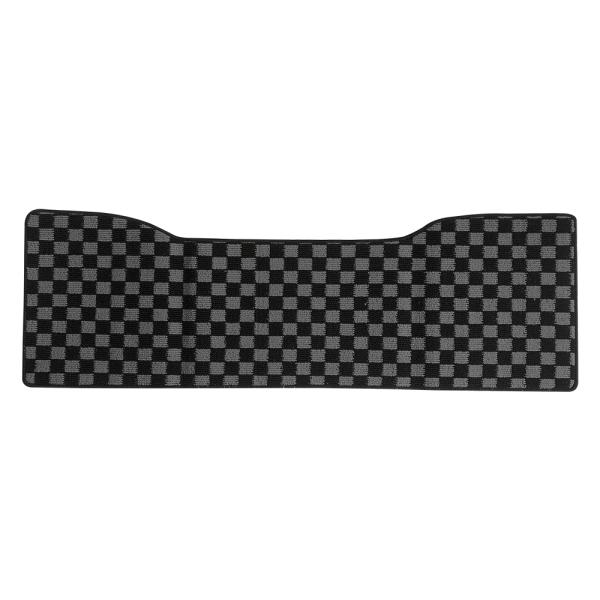 マツダ タイタン タイタン ダッシュ 標準 ダブルキャブ フロアマット リア グレーチェック 黒灰 ...