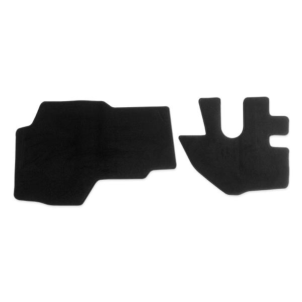 07エルフ タイタン アトラス コンドル 標準 ハイキャブ フロアマット フロント ブラック 黒