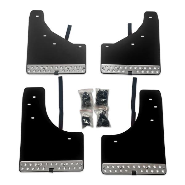 マッドガード EVA樹脂製 ベルト付き CX-5 KE系 泥除け オフロード 専用設計 1台分 ブラ...