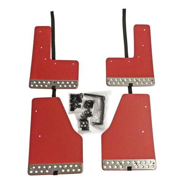 NV350キャラバン E26 前期 後期 マッドガード 4個 EVA製 車用 泥除け レッド マッド...