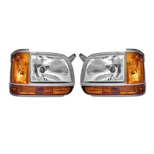 ハイエース100系 バン ヘッドライト コーナーレンズ ウィンカー 後期 純正タイプ 左右セット 全6点｜partsshop