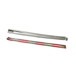 ハイエース 200系 1-4型 標準 ワイド DX車用 スライド レール  運転席 メッキ サイドカバー 1個｜partsshop