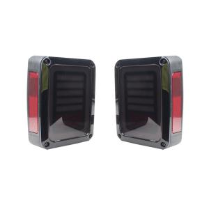テールランプ ライト ジープ JEEP JK ラングラー 角型 アラウンド スタイル 完全ファイバー｜partsshop