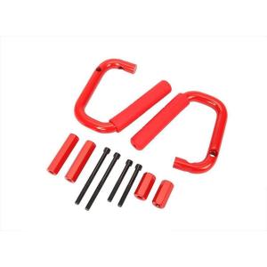 ジープ ラングラー JEEP WRANGLER グラブハンドル アシストグリップ フロント レッド｜partsshop