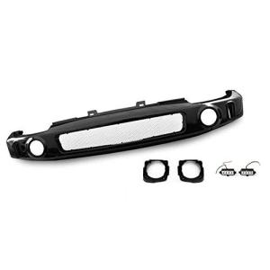 バンパー フロント JB23 ジムニー LED付き メッシュバンパー 未塗装｜partsshop