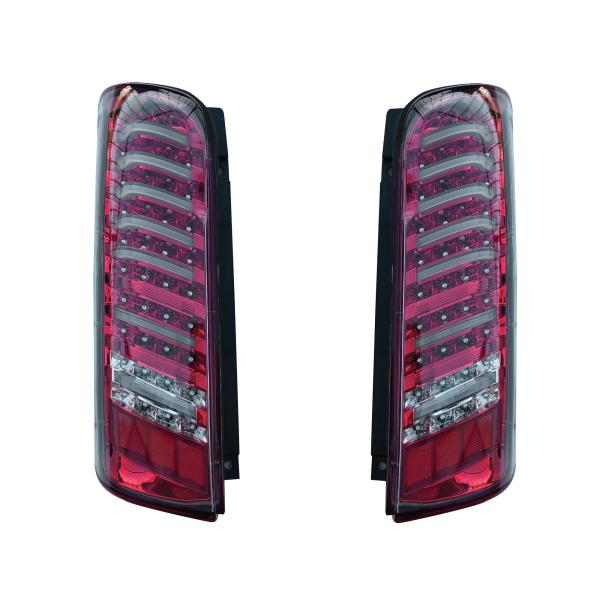 テールランプ LED NV350 E26 キャラバン ファイバー  ストップランプ バック レッド ...