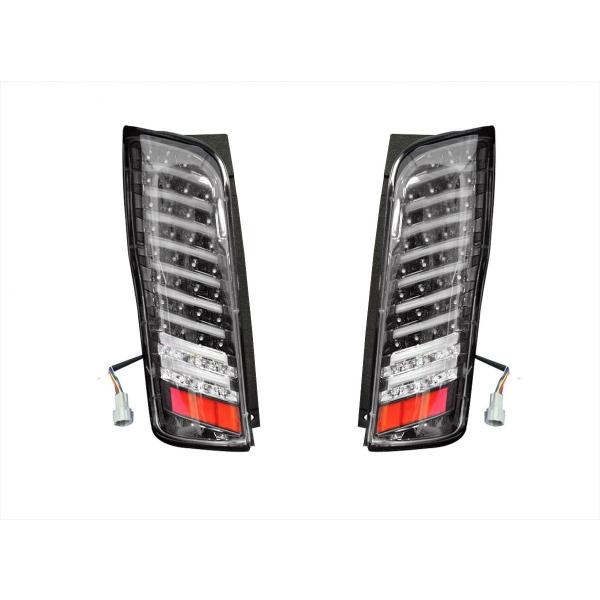 テールランプ LED NV350 E26 キャラバン ファイバー  ストップランプ バック ブラック...