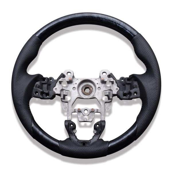 ステアリング アクセラ デミオ CX-3 DK系 CX-5 KE系 マツダ ガングリップ 黒木目
