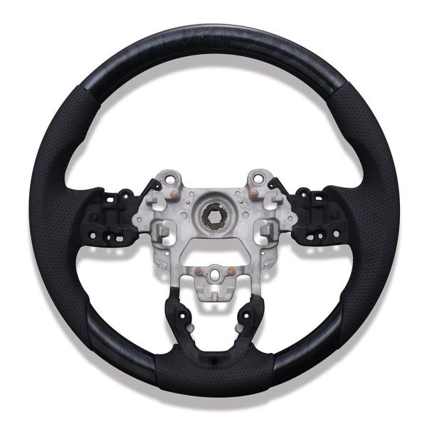 ステアリング アクセラ デミオ CX-3 DK系 CX-5 KE系 マツダ スタンダード 黒木目