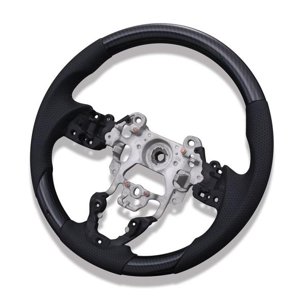 ステアリング アクセラ デミオ CX-3 DK系 CX-5 KE系 マツダ スタンダード カーボン調