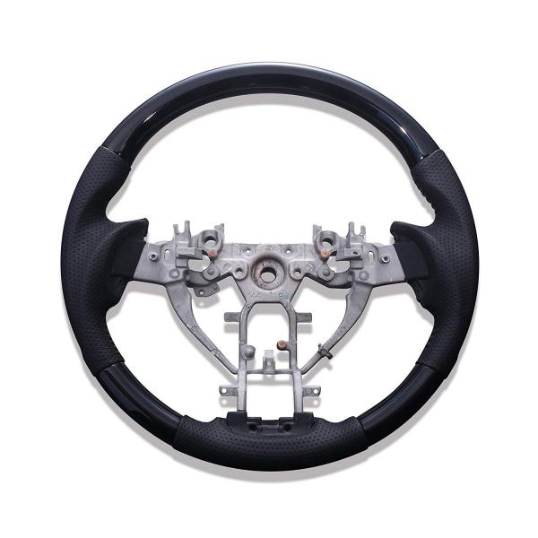 ステアリング E26 NV350 キャラバン 後期 ガングリップ ピアノブラック